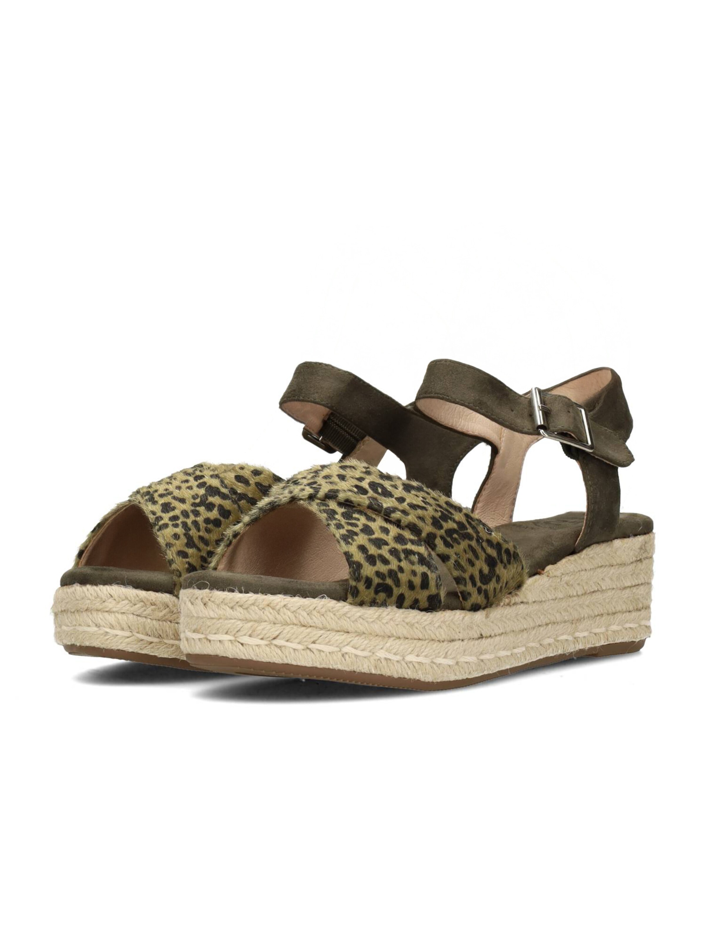 PS Poelman Sandalen met riem in Beige