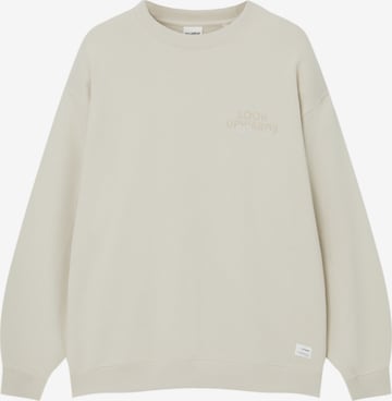 Pull&Bear Collegepaita värissä beige: edessä