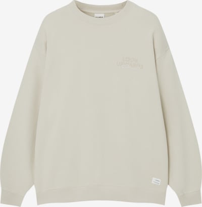 Pull&Bear Sweater majica u bež / sivkasto bež / crna / bijela, Pregled proizvoda