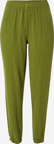 AMERICAN VINTAGE Tapered Broek 'OYOBAY' in Groen: voorkant