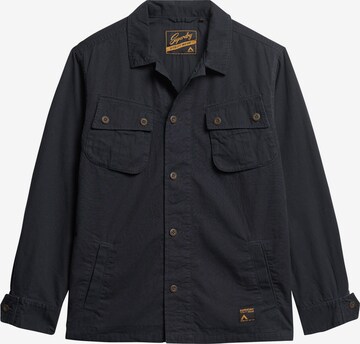 Superdry Button Up Shirt in Blue: front