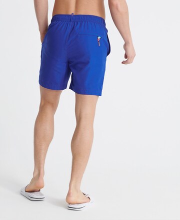 Regular Shorts de bain Superdry en bleu