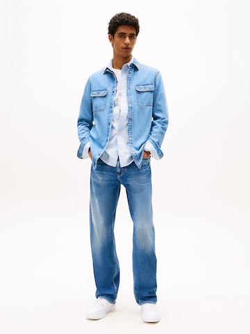 Tommy Jeans Regular Fit Hemd in Blau