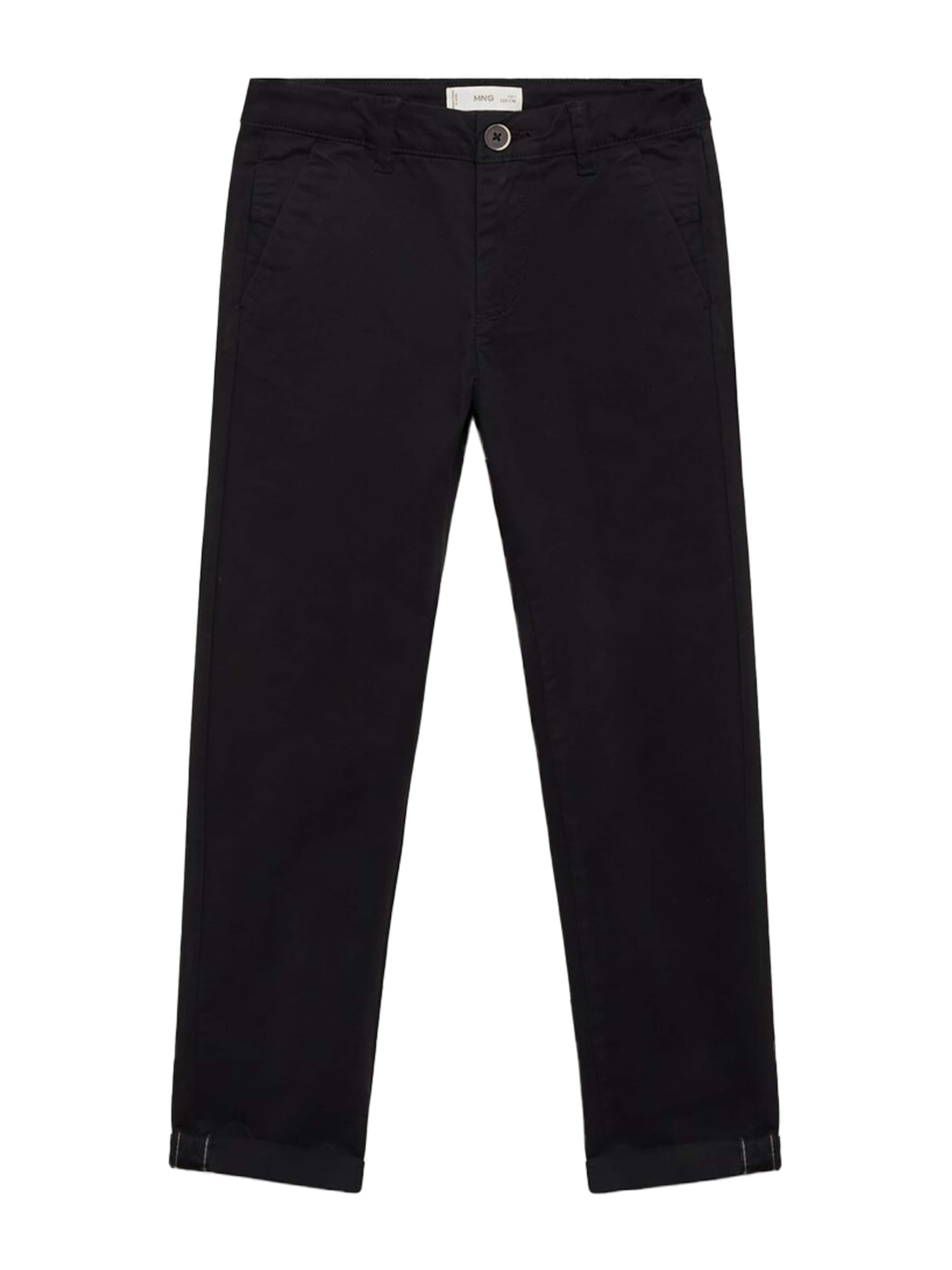 MANGO KIDS Nadrág 'PICCOLO' - fekete: elől