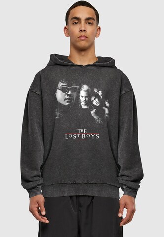 ABSOLUTE CULT Sweatshirt 'The Lost Boys - Mono Poster' in Zwart: voorkant