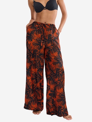 TRIUMPH Loosefit Strandhose ' Red Label Summer ' in Braun: Vorderseite