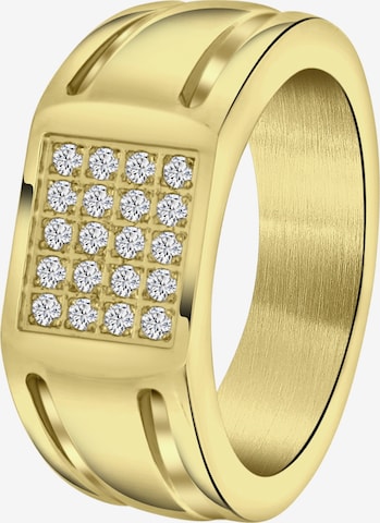 Lucardi Ring in Goud: voorkant