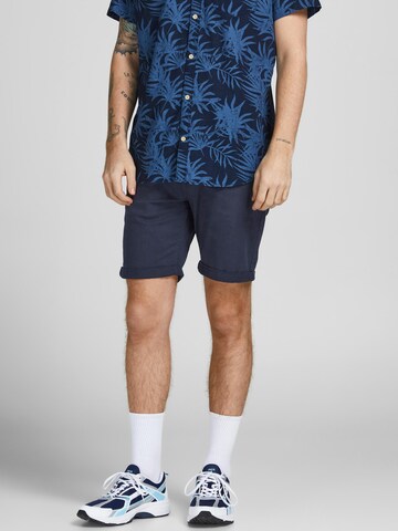 JACK & JONES Szabványos Nadrág - kék: elől