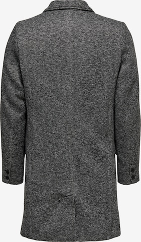 Only & Sons Regular fit Between-Seasons Coat 'Julian King' in Grey