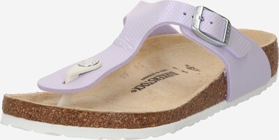 BIRKENSTOCK Open shoes 'Gizeh' in Lavender / Silver, Item view