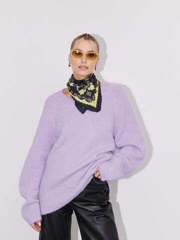 LeGer by Lena Gercke Oversized Sweater 'Sandra' in Purple: front