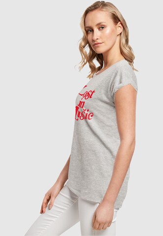 T-shirt 'Lost In Music' Mister Tee en gris