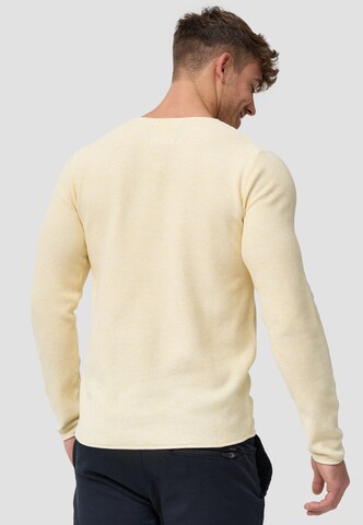 INDICODE JEANS Pullover 'Loakim' in Gelb