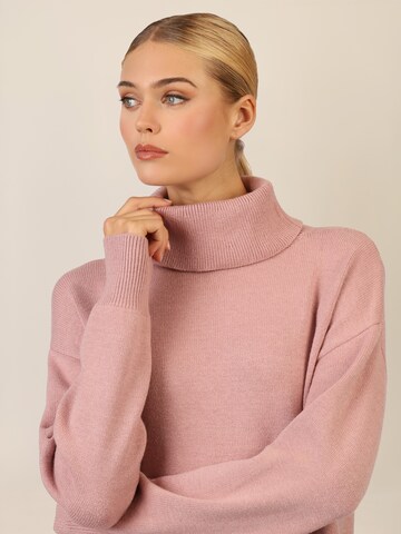 APART Knitted dress in Pink