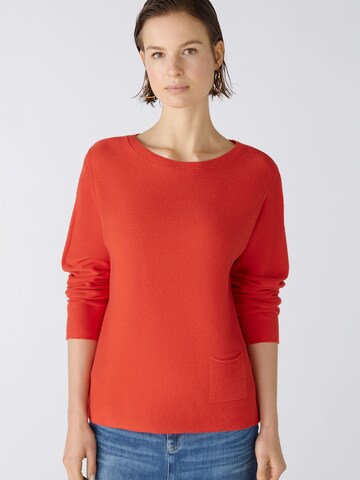 OUI Sweater 'KEIKO' in Red: front