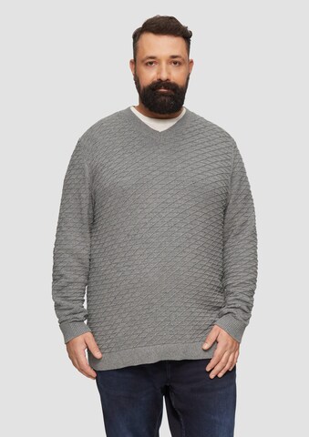 s.Oliver Pullover in Grau: Vorderseite