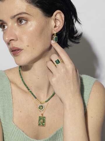 Luxenter - Pendientes 'Kakan' en verde