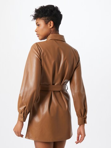 ONLY Shirt dress 'Ruma' in Brown