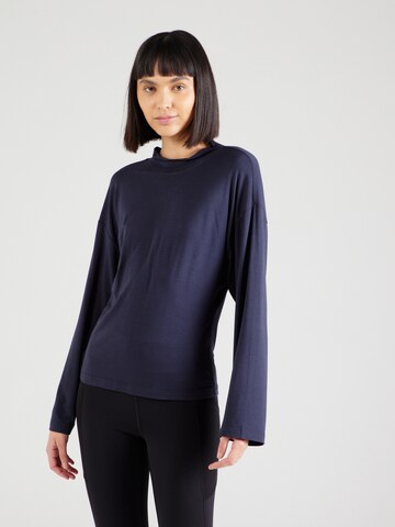 CURARE Yogawear Functioneel shirt in Blauw: voorkant