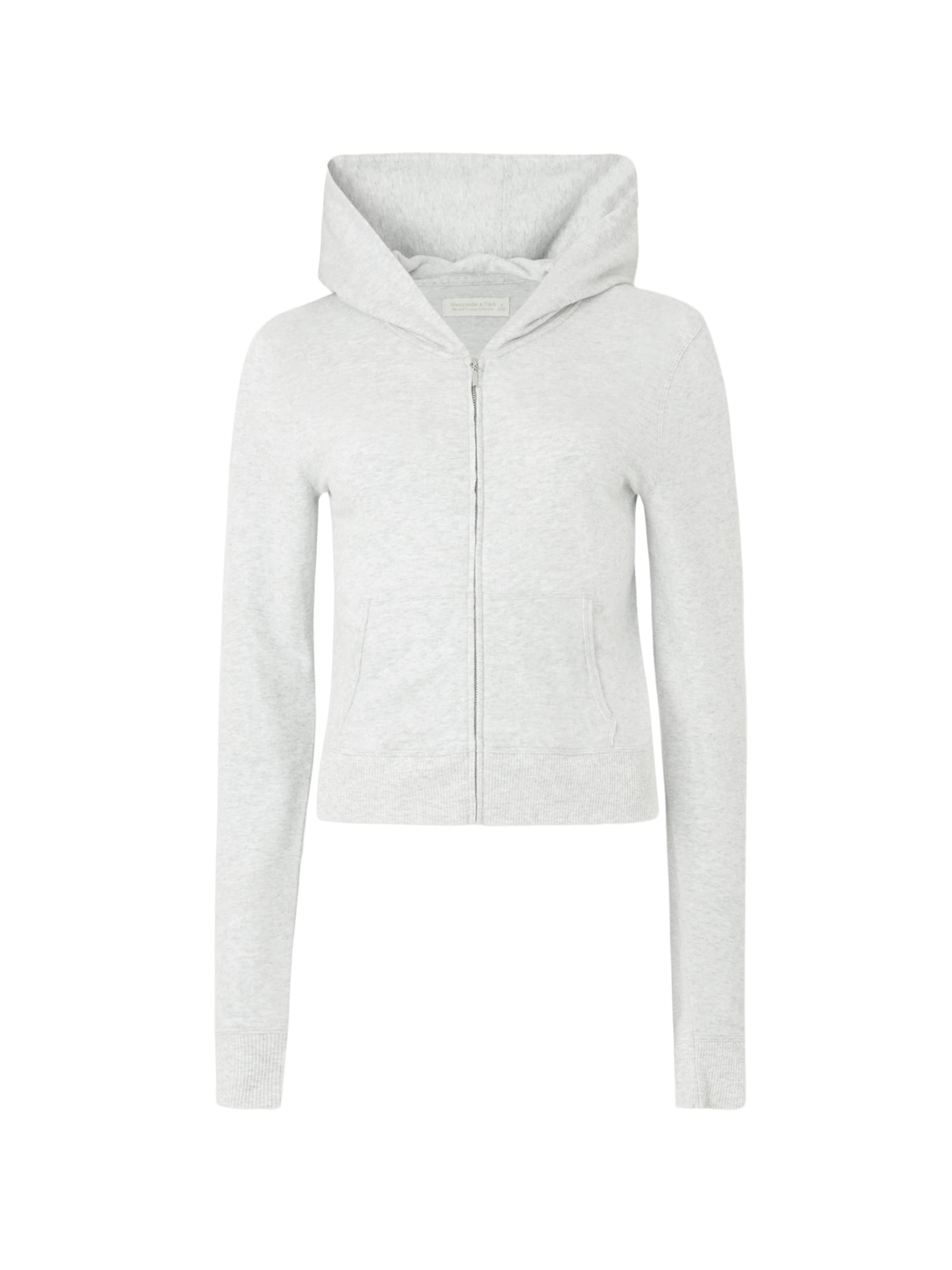 Abercrombie & Fitch Mikina – šedá: přední strana