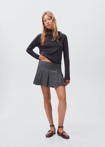 MANGO TEEN Skirt 'Tablas' in Grey