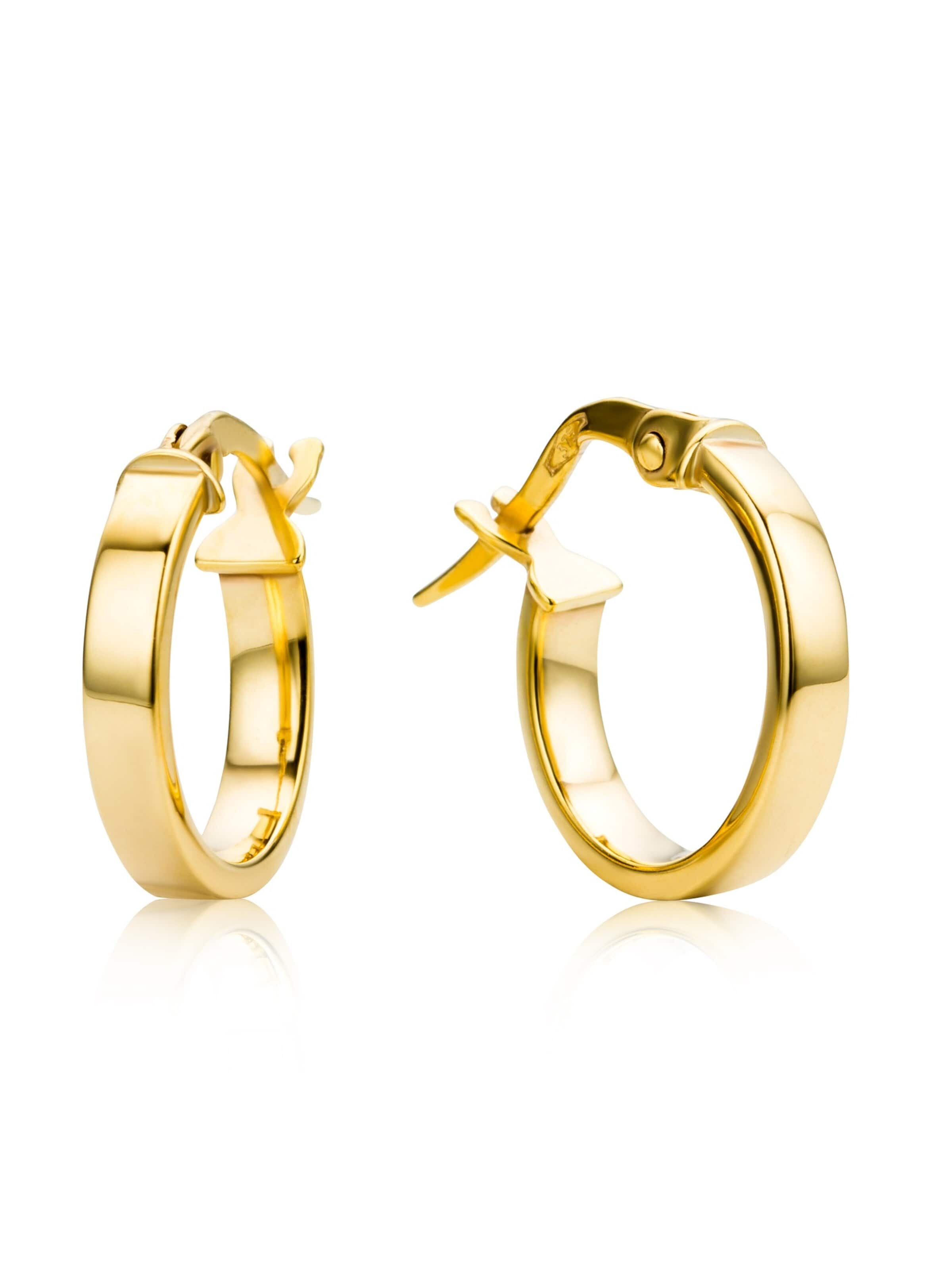 DIAMANT LETERNEL Ohrringe 'Ohrringe aus 375 Gelbgold'‌‌‌‌‌‌‌‌ in Gold: Vorderseite