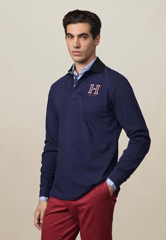 Hackett London Poloshirt 'Heritage' in Blau
