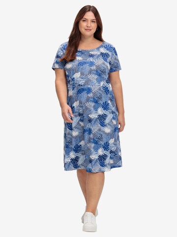 SHEEGO Dress in Blue: front