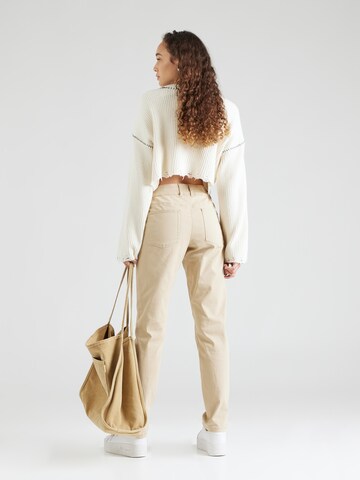 Coupe slim Pantalon chino QS en beige