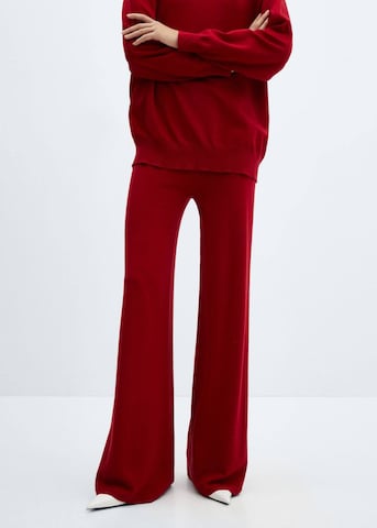 Loosefit Pantalon 'Vieira' MANGO en rouge : devant