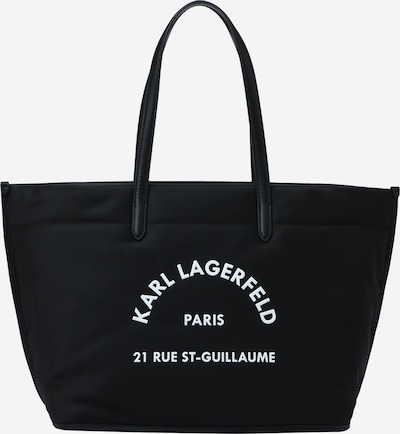 Karl Lagerfeld Shopper in Black / White, Item view