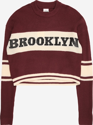 s.Oliver Neulepaita värissä punainen: etupuoli