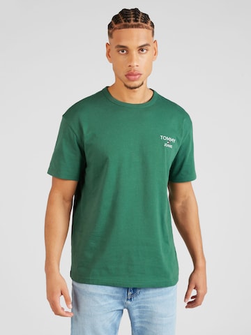 Tommy Jeans - Camisa em verde: frente