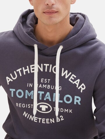 TOM TAILOR - Sweatshirt em cinzento