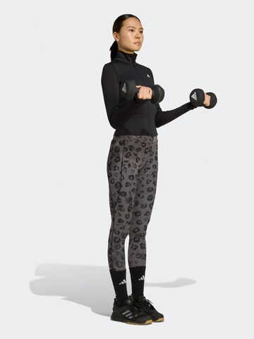 ADIDAS PERFORMANCE Sports sweat jacket 'OPT ESS' in Black