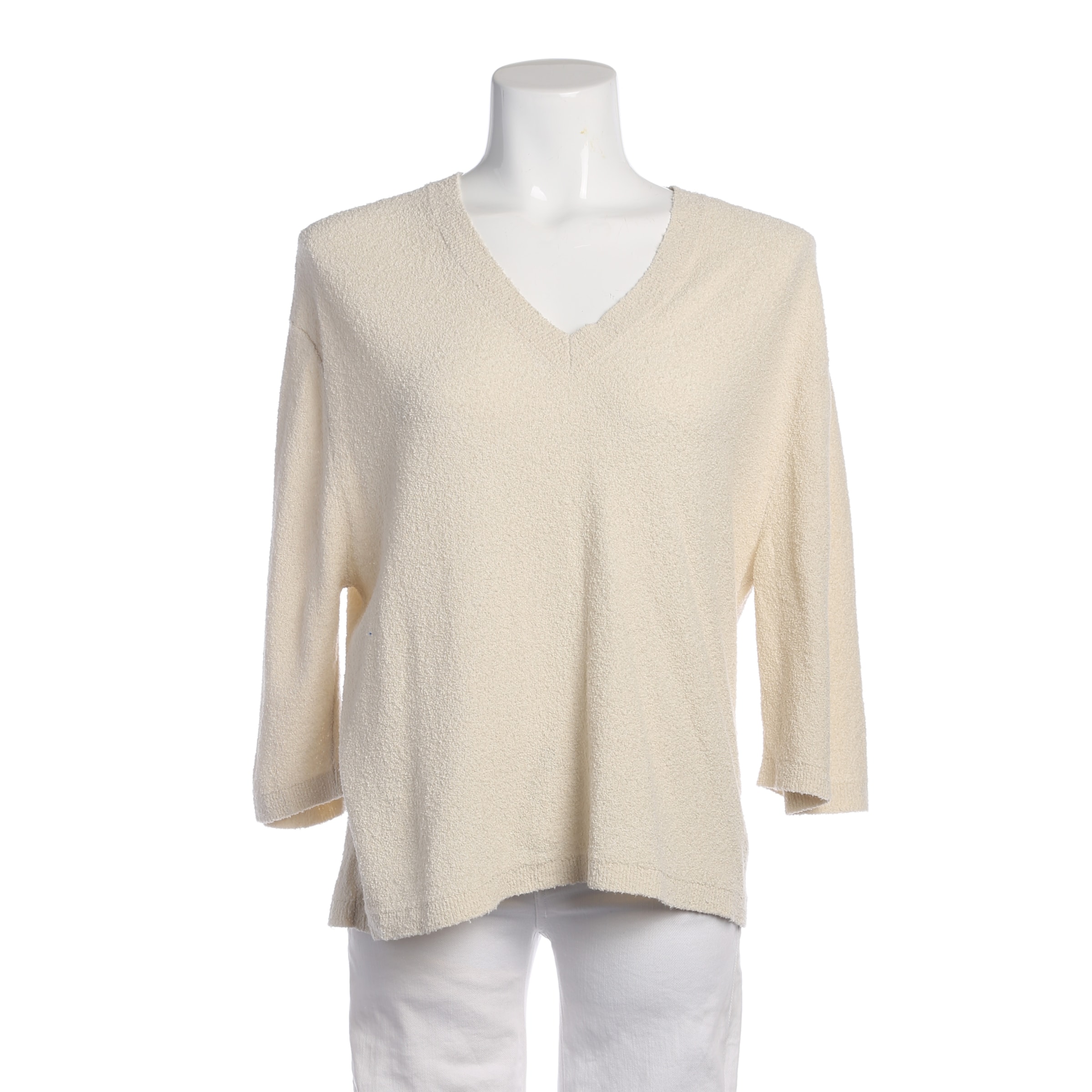 Marc O'Polo Sweater & Cardigan in L in White: front
