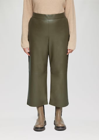 Loosefit Pantalon s.Oliver en vert : devant