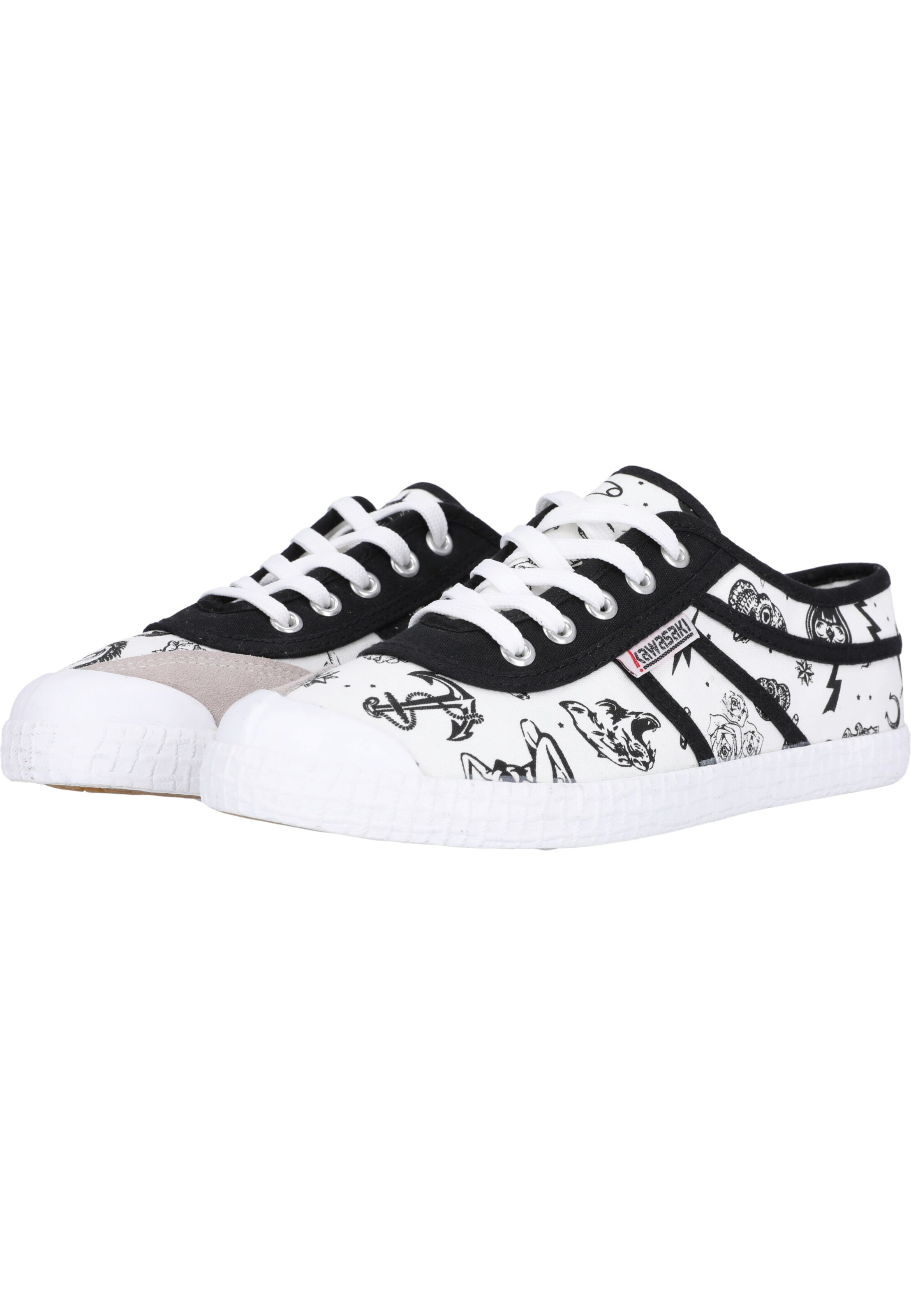 Frauen Sneaker KAWASAKI Sneaker 'Tattoo' in Weiß - UZ10996 Frauen Sneaker KAWASAKI Sneaker 'Tattoo' in Weiß - UZ10996