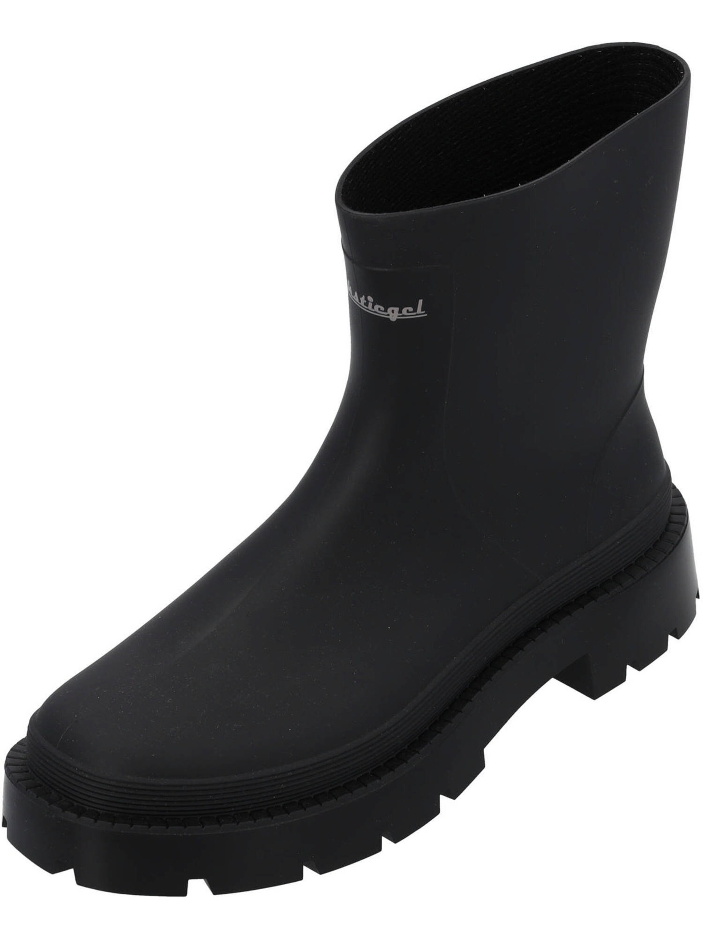 BOCKSTIEGEL Rubber boot 'Ramona' in Black: front