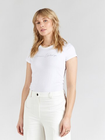 ARMANI EXCHANGE - Camiseta en blanco: frente