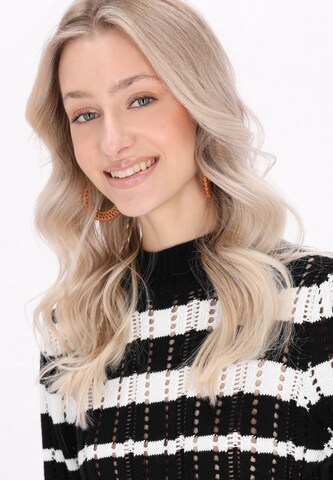 Pull-over 'Boho' IZIA en noir