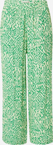 Wide Leg Pantalon 'Marrakech' ICHI en vert : devant