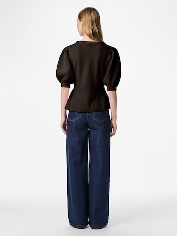 Cardigan 'PCSilly' PIECES en marron