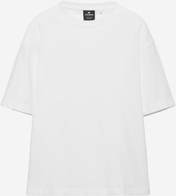 Tricou de la Pull&Bear pe alb: față