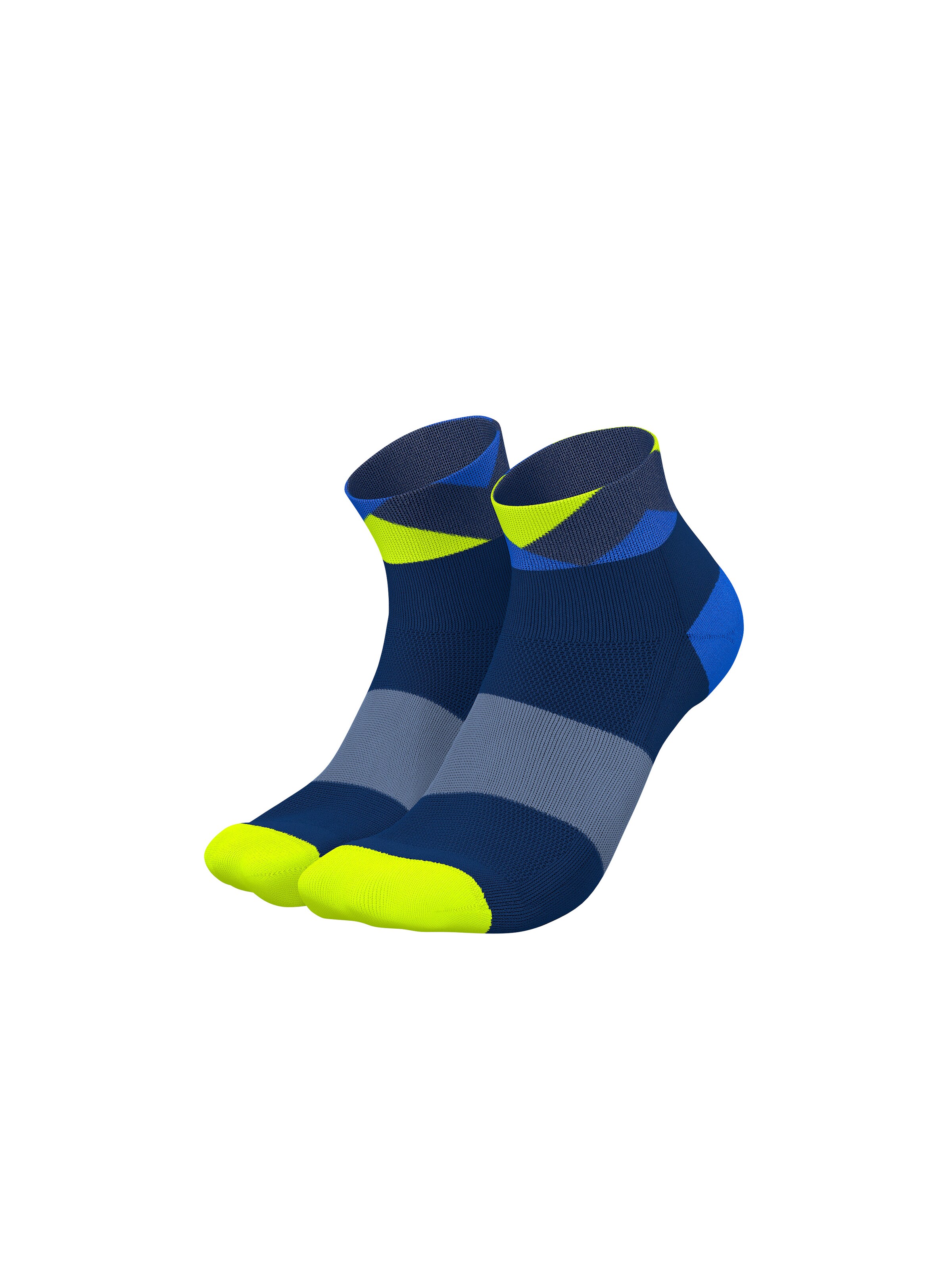 INCYLENCE Athletic Socks 'PEAKS SHORT' in Blue: front