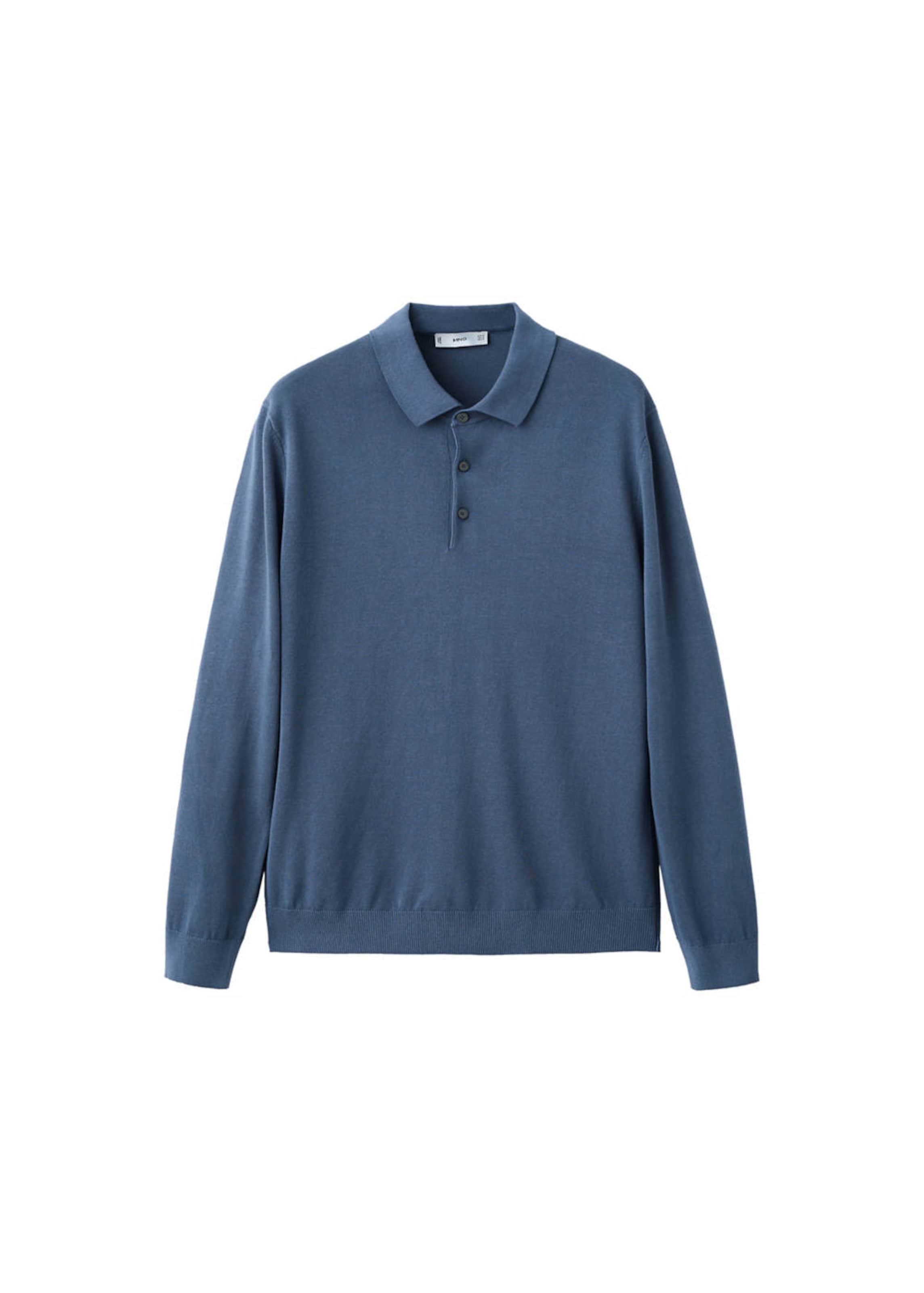 MANGO MAN Sweater 'Pedrosa' in Blue: front