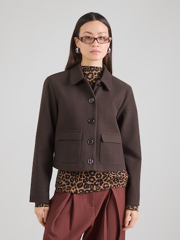 JDY Φθινοπωρινό και ανοιξιάτικο μπουφάν 'JDYCALLIE' σε καφέ: μπροστά