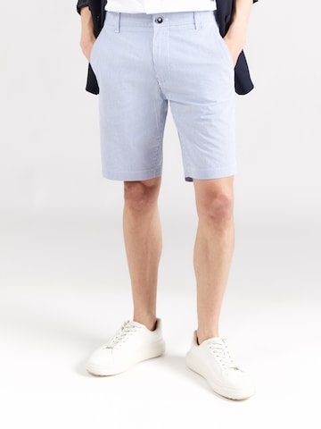Bruun & Stengade Regular Chino 'Elio' in Blauw: voorkant