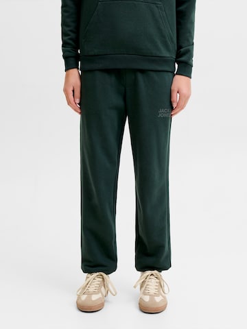 Jack & Jones Junior Tapered Bukser 'JJIGORDON' i grøn: forside