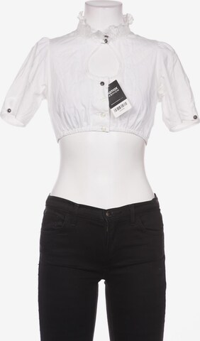 COUNTRY LINE Bluse XXS in Weiß: Vorderseite